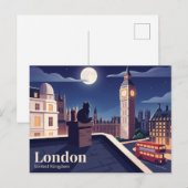 Big Ben Verenigd Koninkrijk Briefkaart (Voorkant / Achterkant)
