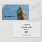 Big Ben Visitekaartje (Voorkant / Achterkant)