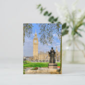"Big Ben" Westminster, Briefkaart in Londen, Veren (Staand voorkant)