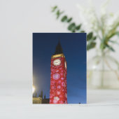 "Big Ben" Westminster, Briefkaart in Londen, Veren (Staand voorkant)