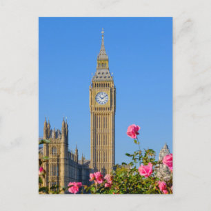 "Big Ben" Westminster, Briefkaart in Londen, Veren