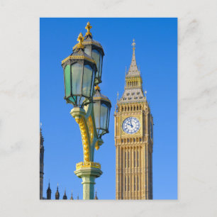 "Big Ben" Westminster, Briefkaart in Londen, Veren