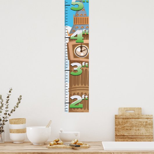 Big Ben Westminster Clock Tower Poster (Keuken)