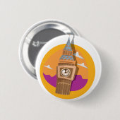 Big Ben Westminster Clock Tower Ronde Button 5,7 Cm (Voorkant /achterkant)