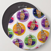 Big Ben Westminster Clock Tower Ronde Button 6,0 Cm (Voorkant /achterkant)