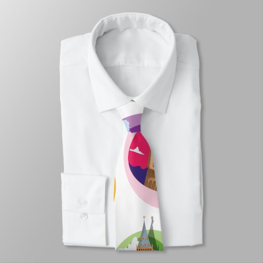 Big Ben Westminster Clock Tower Stropdas (Gebonden)