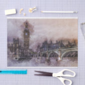 Big Ben, Westminster Palace, Londen Engeland Tissuepapier (Craft)