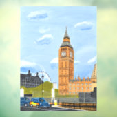 Big Ben window Cling Raamsticker (Vel 3)