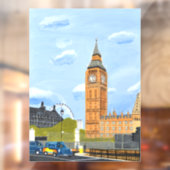 Big Ben window Cling Raamsticker (Vel 2)