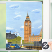 Big Ben window Cling Raamsticker (Huis)