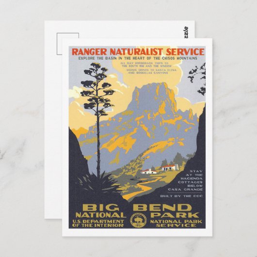 Big Bend Briefkaart (Voorkant / Achterkant)