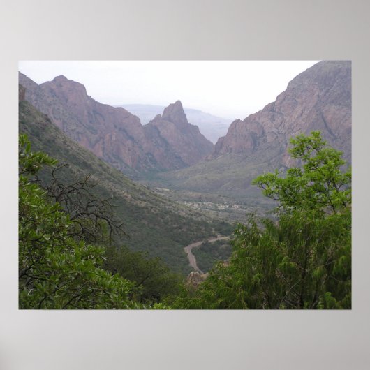 Big Bend Canyon Poster (Voorkant)