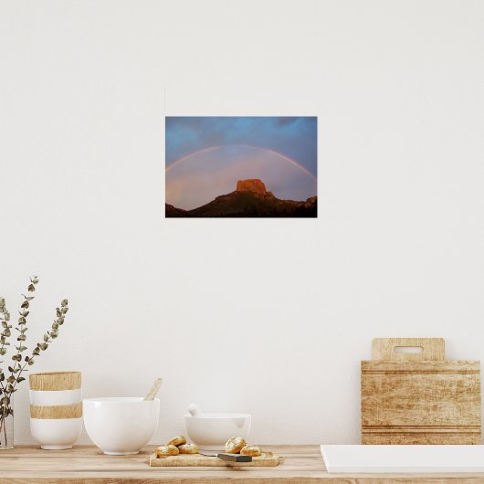 Big Bend - Casa Grande Regenboog Poster (Keuken)
