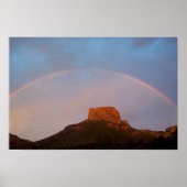 Big Bend - Casa Grande Regenboog Poster (Voorkant)