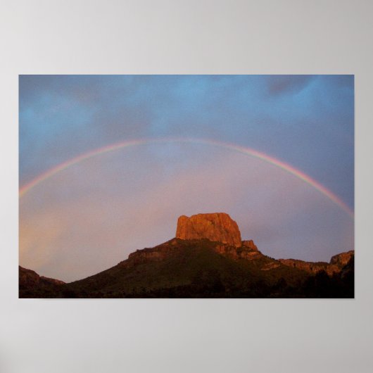 Big Bend - Casa Grande Regenboog Poster (Voorkant)