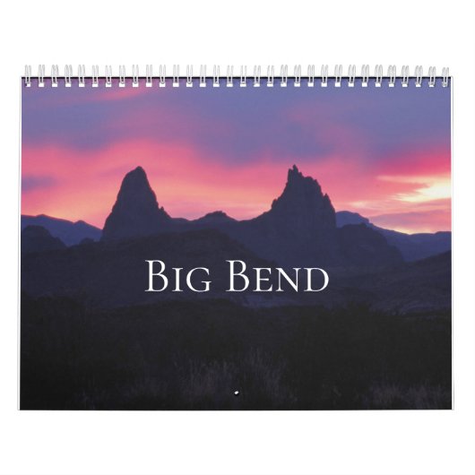Big Bend Kalender (Hoes)