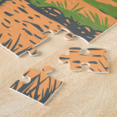 Big Bend Nationaal Park Chihuahuan Desert Vintage Legpuzzel (Zijkant)