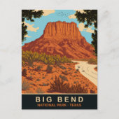 Big Bend, Nationaal Park, Texas, Reizen Briefkaart (Voorkant)