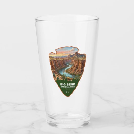 Big Bend National Park Arrowhead Glas (Voorkant)
