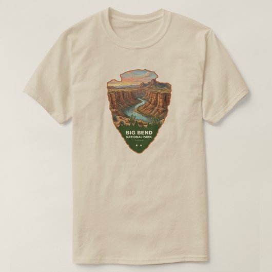 Big Bend National Park Arrowhead T-shirt (Design voorkant)