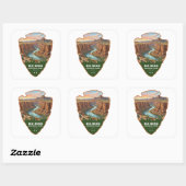 Big Bend National Park Arrowhead Vierkante Sticker (Vel)