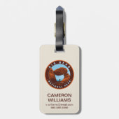 Big Bend National Park Bagagelabel (Achterkant verticaal)