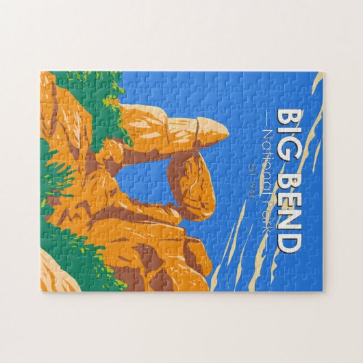 Big Bend National Park Balanced Rock  Legpuzzel (Horizontaal)