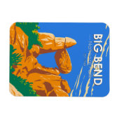 Big Bend National Park Balanced Rock  Magneet (Horizontaal)