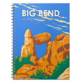 Big Bend National Park Balanced Rock  Notitieboek (Voorkant)