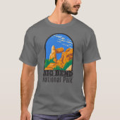 Big Bend National Park Balanced Rock  T-shirt (Voorkant)