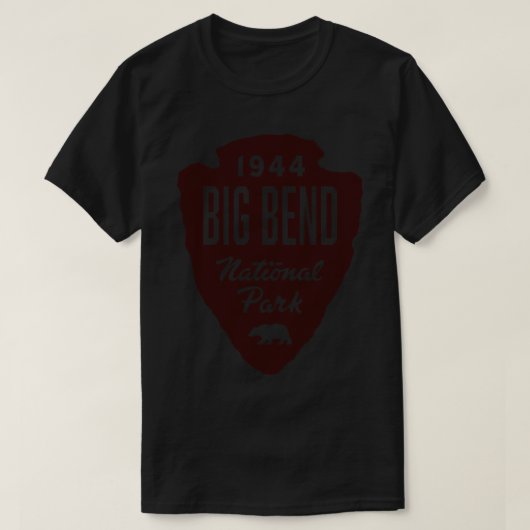 Big Bend National Park Beer Arrowhead Brown T-shirt (Design voorkant)