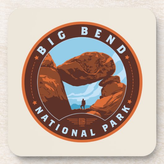 Big Bend National Park Bier Onderzetter (Voorkant)