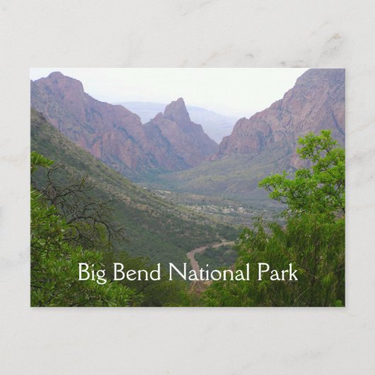 Big Bend National Park Briefkaart (Voorkant)
