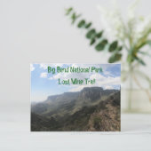 Big Bend National Park Briefkaart (Staand voorkant)