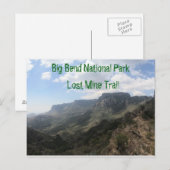 Big Bend National Park Briefkaart (Voorkant / Achterkant)