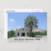 Big Bend National Park Briefkaart (Voorkant / Achterkant)
