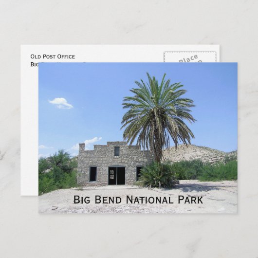 Big Bend National Park Briefkaart (Voorkant / Achterkant)