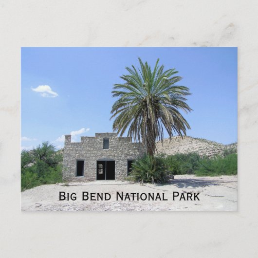 Big Bend National Park Briefkaart (Voorkant)