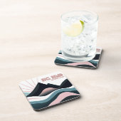 Big Bend National Park Gekleurde heuvels Bier Onderzetter (Rechterzijde)