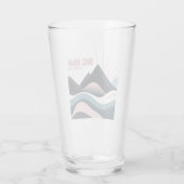 Big Bend National Park Gekleurde heuvels Glas (Achterkant)