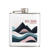 Big Bend National Park Gekleurde heuvels Heupfles (Voorkant)