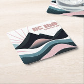 Big Bend National Park Gekleurde heuvels Kartonnen Onderzetters (Schuin)