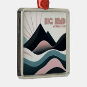 Big Bend National Park Gekleurde heuvels Metalen Ornament (Rechts)