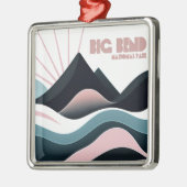 Big Bend National Park Gekleurde heuvels Metalen Ornament (Links)