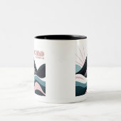 Big Bend National Park Gekleurde heuvels Tweekleurige Koffiemok (Center)