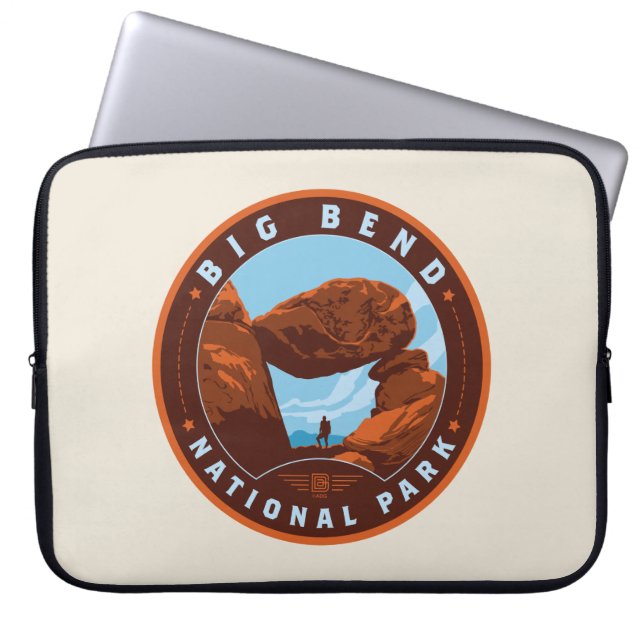 Big Bend National Park Laptop Sleeve (Voorkant)