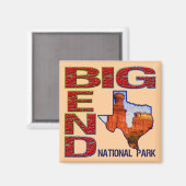 Big Bend National Park Magneet (Voorkant / Achterkant)
