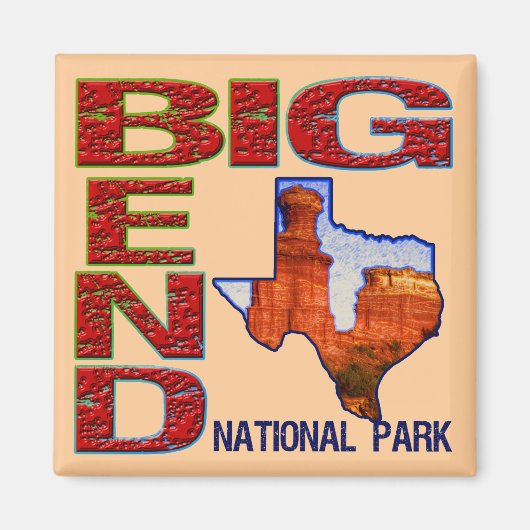 Big Bend National Park Magneet (Voorkant)