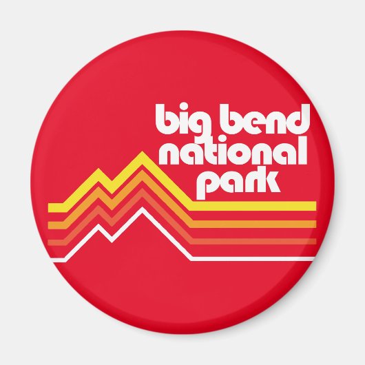 Big Bend National Park Magneet (Voorkant)