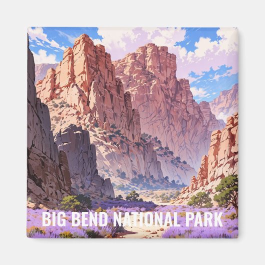 Big Bend National Park Magneet (Voorkant)